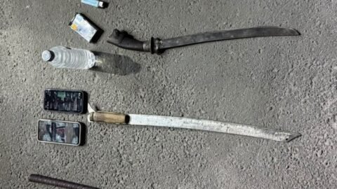 Brimob Polda Metro Jaya Gagalkan Tawuran Dini Hari di Cilincing, 5 Terduga Pelaku 2 Parang dan Stik Golf Diamankan