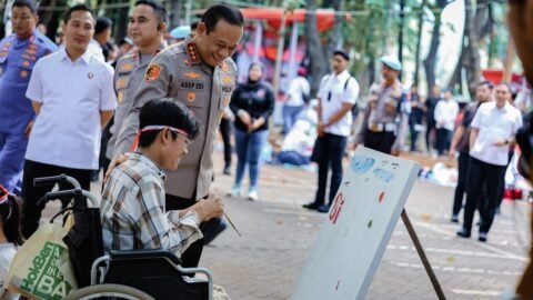 Semarak HUT ke-81 Kemerdekaan RI, Polda Metro Jaya Gelar Festival UMKM dan Lomba Melukis